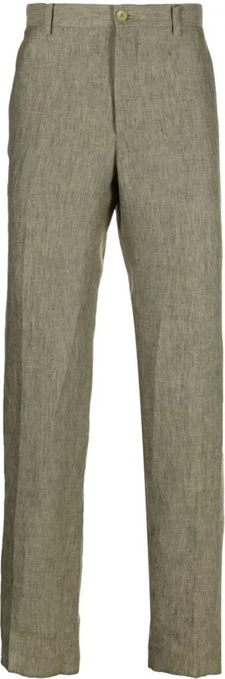 Straight-Leg Tailored Trousers