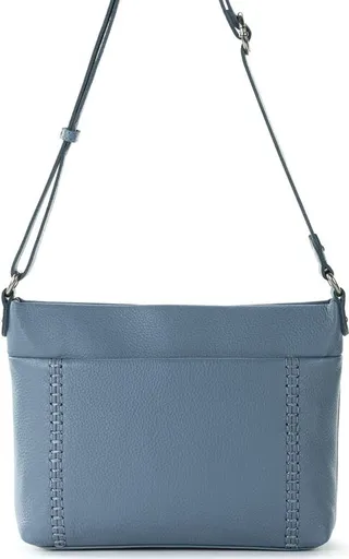 The SAK Melrose Leather Crossbody Handbag - Blue