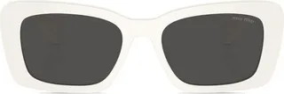 Logo-Plaque Square-Frame Sunglasses