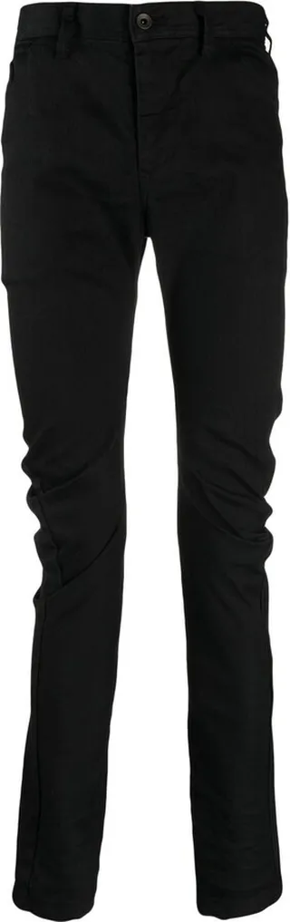 Mid-Rise Straight-Leg Trousers