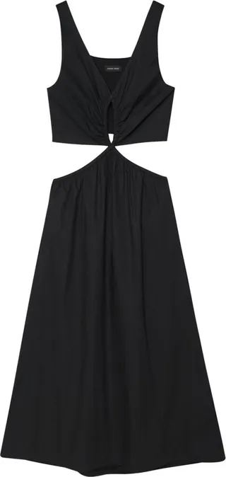 Cut-Out Detail Midi Dress