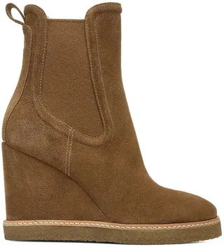 Aari Suede Wedge Booties
