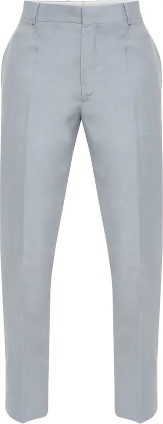 Tapered Cotton Trousers