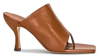 GIA BORGHINI x Pernille Teisbaek Flip Flop Mule in Tan