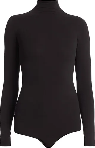 Mockneck Thong Ballet Bodysuit