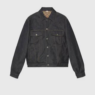 GG reversible denim jacket
