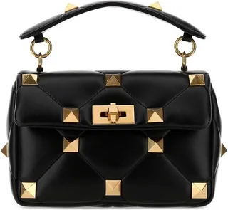 Valentino Garavani Roman Stud Chain-Link Shoulder Bag