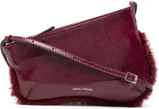 Curve zipped shoulder bag