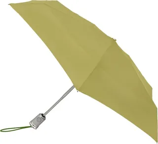 Totes Auto Open Close Umbrella in Green