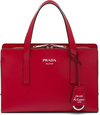 mini Re-Edition 1995 brushed leather tote bag