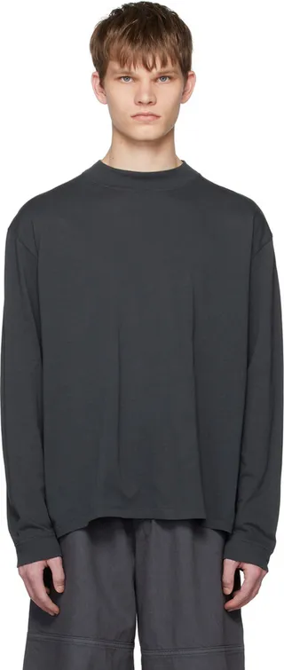 HOPE Black Relaxed Long Sleeve T-Shirt