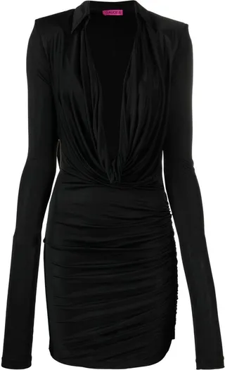 Utena cowl-neck mini dress