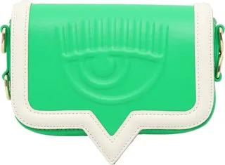 Chiara Ferragni Eyelike Foldover Top Shoulder Bag
