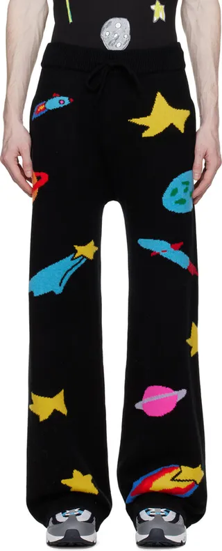 Kids Worldwide Black Rocket Sweatpants