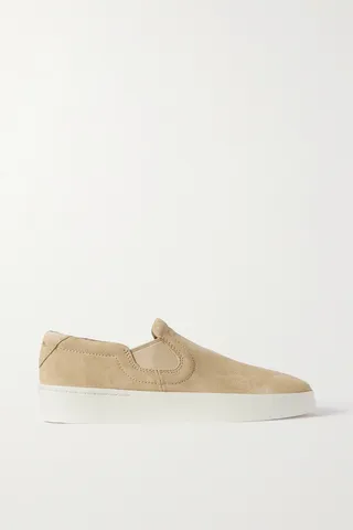 Vince - Pacific Suede Slip-on Sneakers - Neutrals