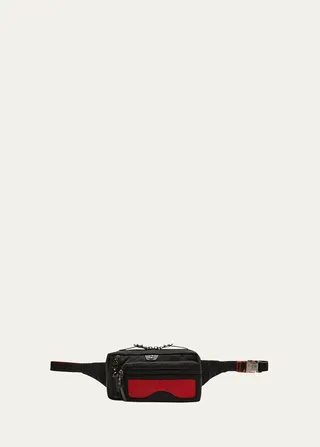 Men's Loubideal Sneaker Sole Nylon Belt Bag