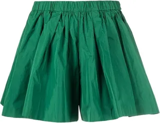 Flared High-Waisted Shorts