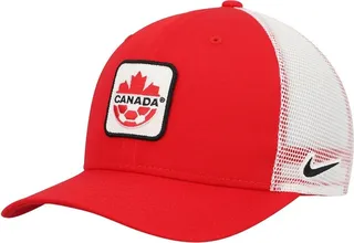Men's Nike Red Canada Soccer Classic99 Trucker Snapback Hat