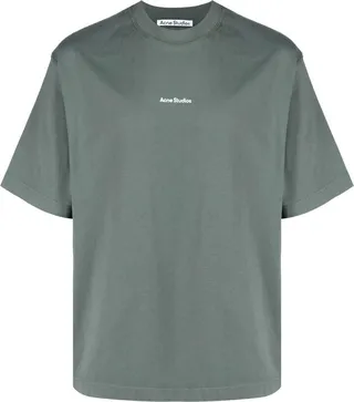 logo-print cotton T-shirt