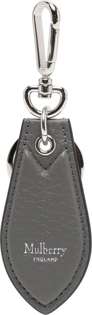 Logo-Stamp Leather Keyring