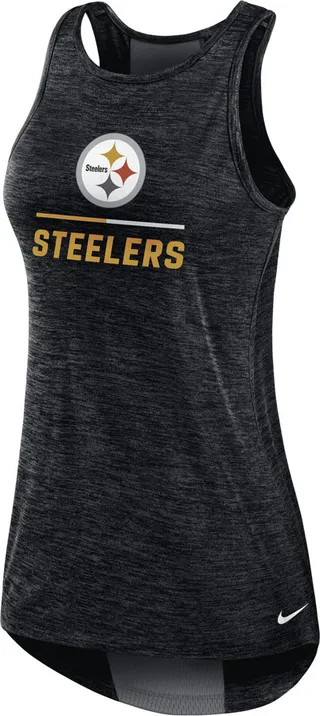Nike Women's Dri-FIT (NFL Pittsburgh Steelers) Tank Top in Black