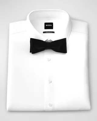 Men's Pre-Tied Velvet Bow Tie