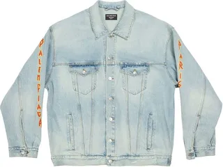 Logo-Print Denim-Jacket