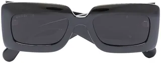 Double G rectangle-frame sunglasses