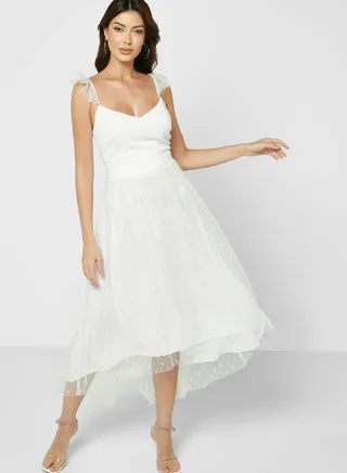 Shimmer High Low Dress