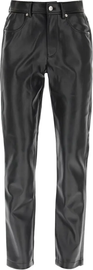 Diesel Straight-Leg Faux Leather Pants