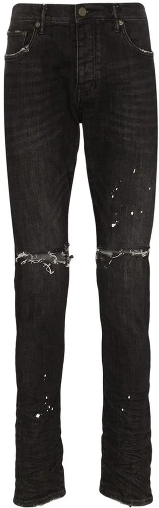 Distressed Ripped Knee Jeans