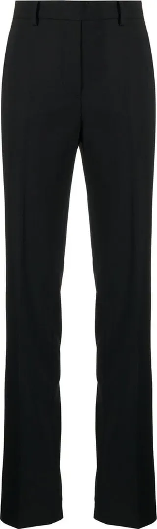 Straight-Leg Cut Trousers