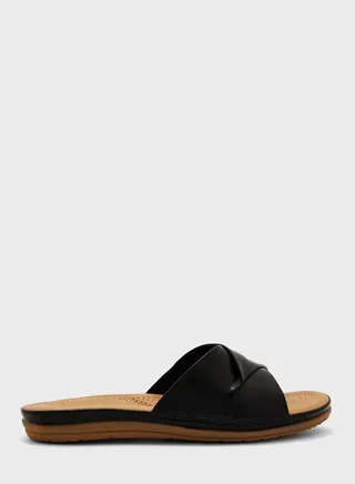 Multi Strappy Low Heel Sandals