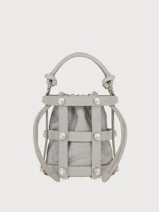 Ferragamo Women Ferragamo Cage bag (S) Silver