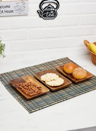 Kora Set Of Three Serving Trays
