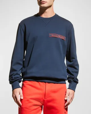 Men's Logo-Tape Sweatshirt