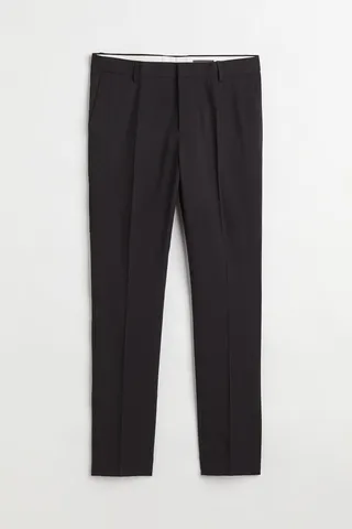 Skinny Fit Suit Pants