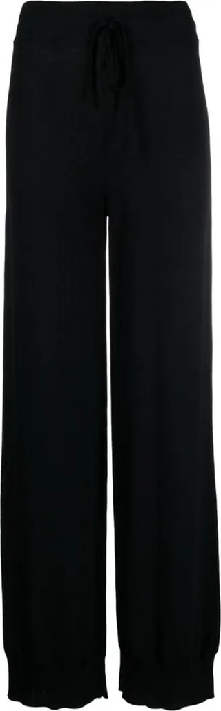 Knitted Straight-Leg Trousers