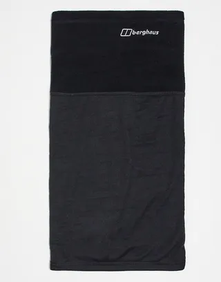 Berghaus winter fleece neck gaiter in black