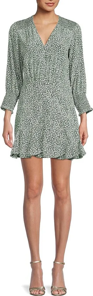 Desio V Neck Mini Dress