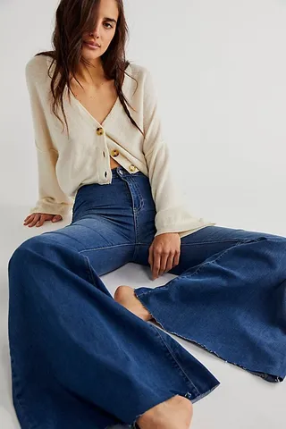 Just Float On Flare Jeans by We The Free at Free People