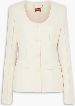Tamaar wool-crepe blazer