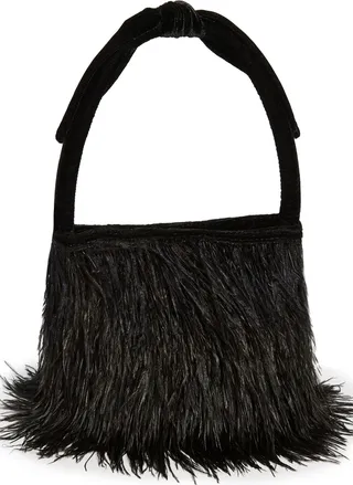 Lele Sadoughi Beatrix Feather Bag