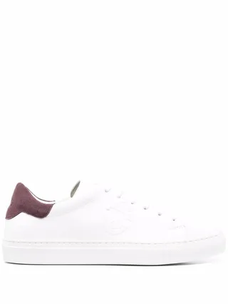 Crest low-top leather sneakers