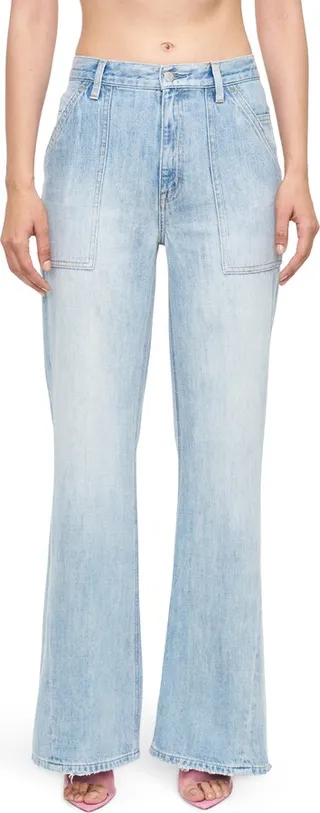 Ruby High Waist Bootcut Utility Jeans