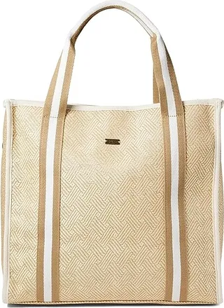 Roxy Seas The Day Tote Bag (Natural) Handbags