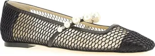 Jimmy Choo Ade Mesh Ballerina Shoes