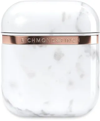 White Marble Airpod Case