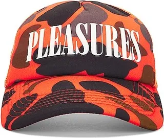 Pleasures Lithium Trucker Cap in Orange