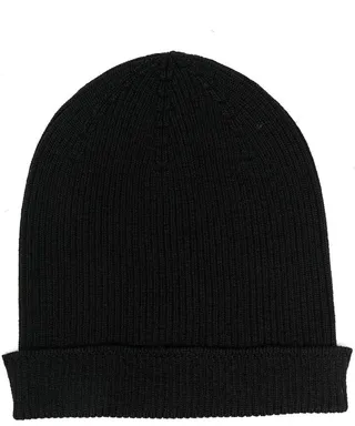 Ribbed Cashmere Beanie